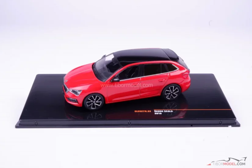 Škoda Scala červená (2019), 1:43 Ixo