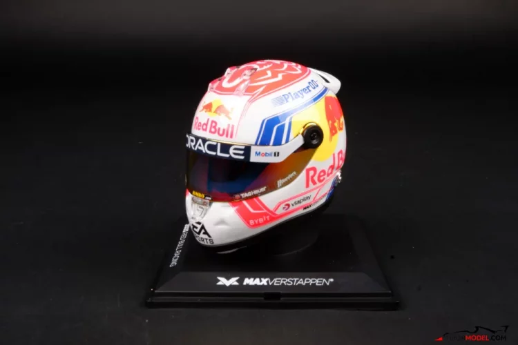 Max Verstappen 2023 Red Bull helmet, 1:4 Schuberth