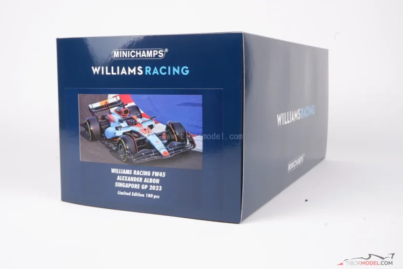 Williams FW45 - Alex Albon (2023), Szingapúr, 1:18 Minichamps