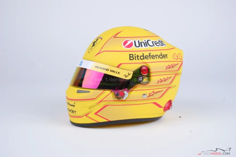 Lewis Hamilton 2026 Ferrari mini helmet, 1:2 Bell