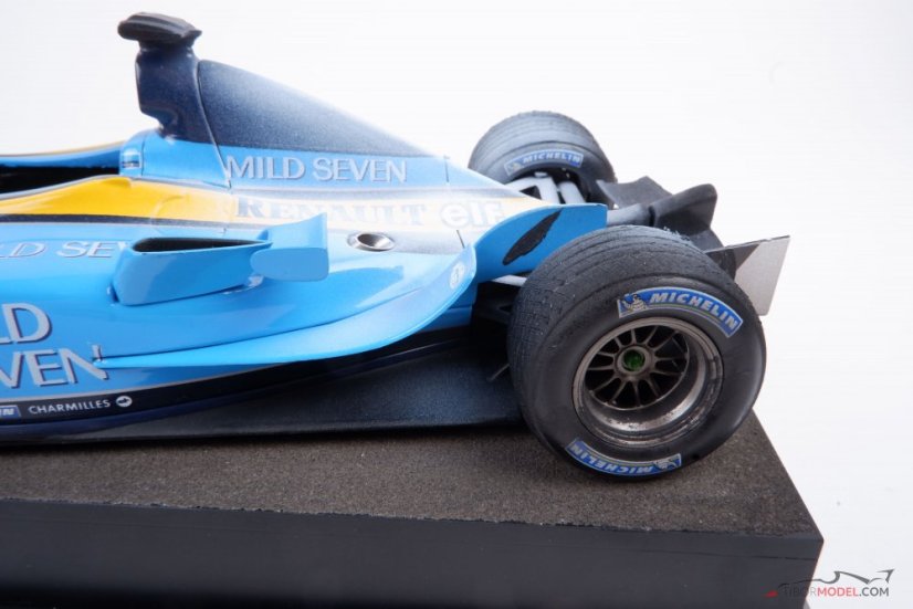 Renault R23 - F. Alonso 2003, nehoda na VC Brazílie, 1:18