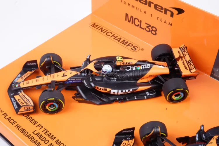 McLaren MCL38 - O. Piastri + L. Norris (2024), Double VC Maďarska, 1:43 Minichamps