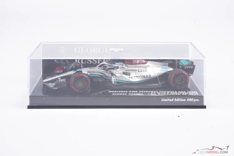 Mercedes W13 - George Russell (2022), Pole Position VC Maďarska, 1:43 Minichamps