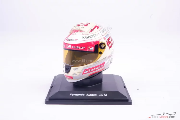Fernando Alonso 2013 Indian GP, Ferrari helmet, 1:5 Spark