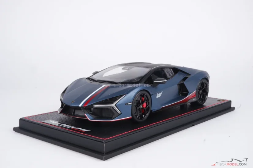 Lamborghini Revuelto NA63 (2026) kék, 1:18 MR Collection