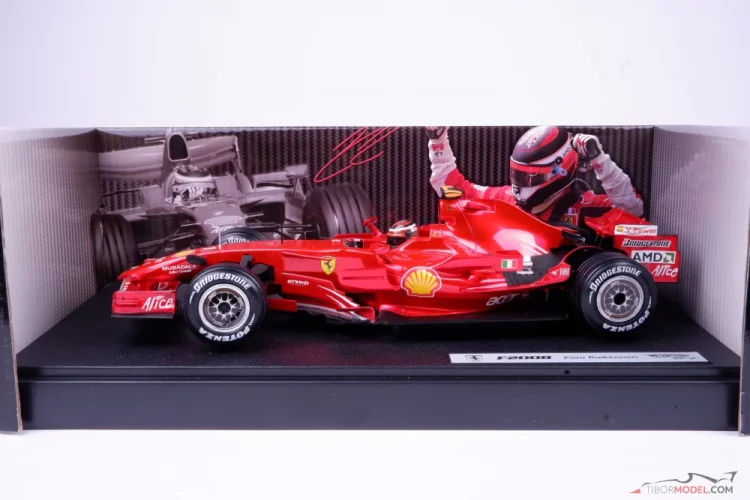 Model car Ferrari F2008 Raikkonen 2008, 1:18 Hot Wheels