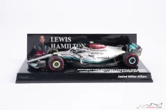 Mercedes W13 - Lewis Hamilton (2022), VC Velké Británie, 1:43 Minichamps Mercedes W13 - Lewis Hamilton (2022), VC Velké Británie, 1:43 Minichamps