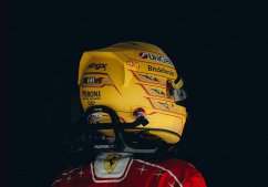 Lewis Hamilton 2026 Italian GP mini helmet, Ferrari, 1:5 Looksmart