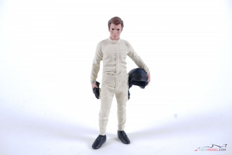 Driver with helmet from 60´s figure, 1:18 American Diorama