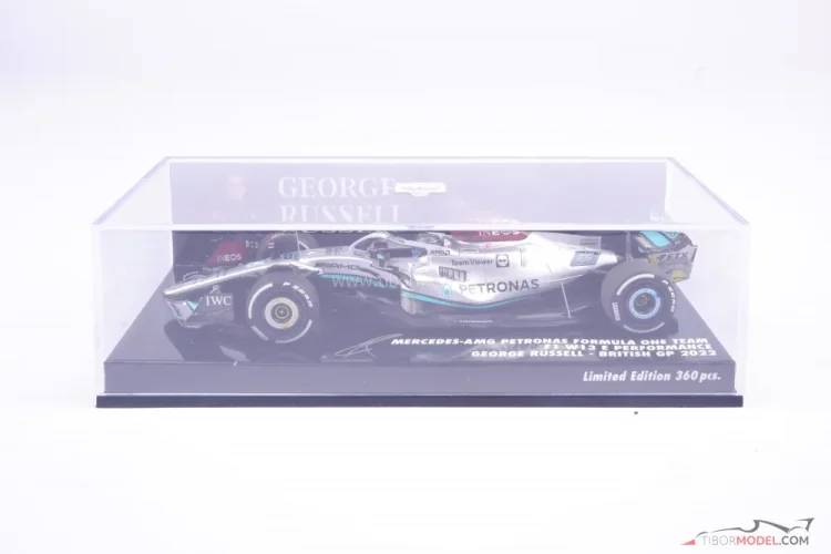 Mercedes W13 - George Russell (2022), British GP, 1:43 Minichamps