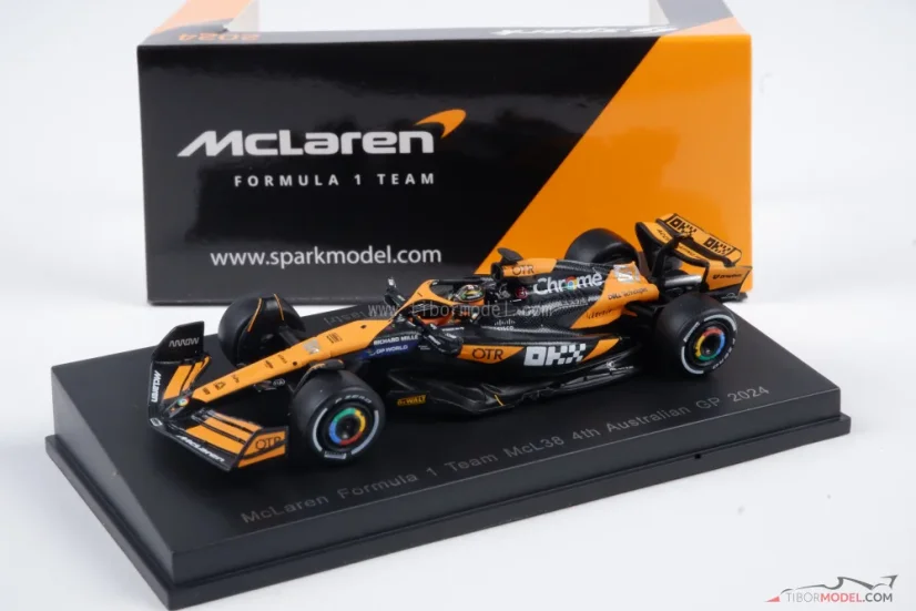 McLaren MCL38 - Oscar Piastri (2024) Austrálie, 1:64 Spark