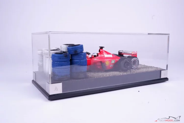 Ferrari F399 - M. Schumacher 1999, crash Silverstone, 1:18
