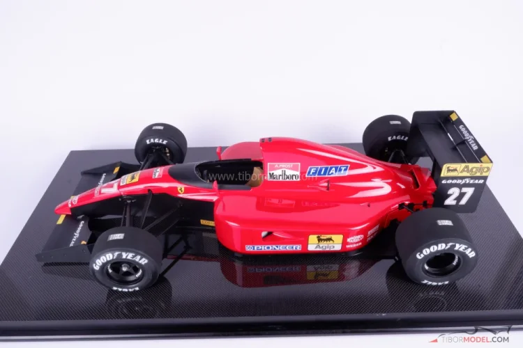 Model car Ferrari 643 Alain Prost 1991, 1:8 WRX Rosso | Tibormodel.com