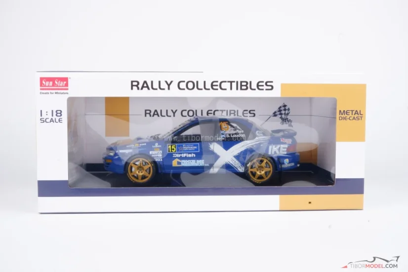 Subaru Impreza - McRae/ Loudon (2023) Mythical Cars Rally, 1:18 Sun Star