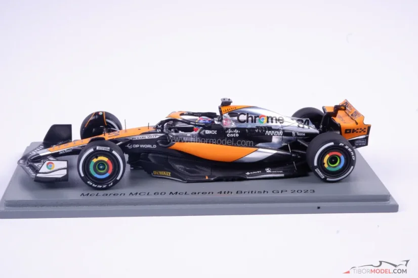 McLaren MCL60 - Oscar Piastri (2023), 4th place British GP, 1:43 Spark