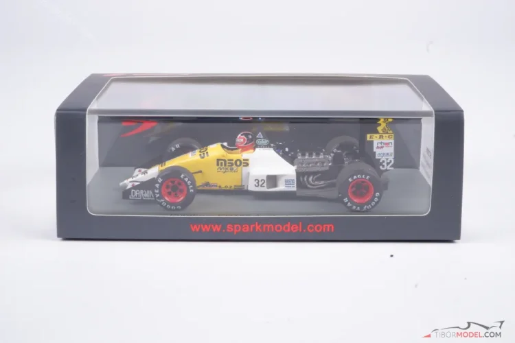 Eurobrun ER188 - Oscar Larrauri (1988), Ausztrál Nagydíj, 1:43 Spark Eurobrun ER188 - Oscar Larrauri (1988), Ausztrál Nagydíj, 1:43 Spark