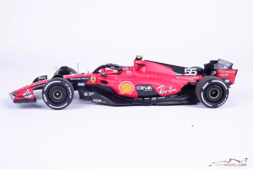 Ferrari SF-23 - Carlos Sainz (2023), Víťaz VC Singapuru, 1:18 BBR
