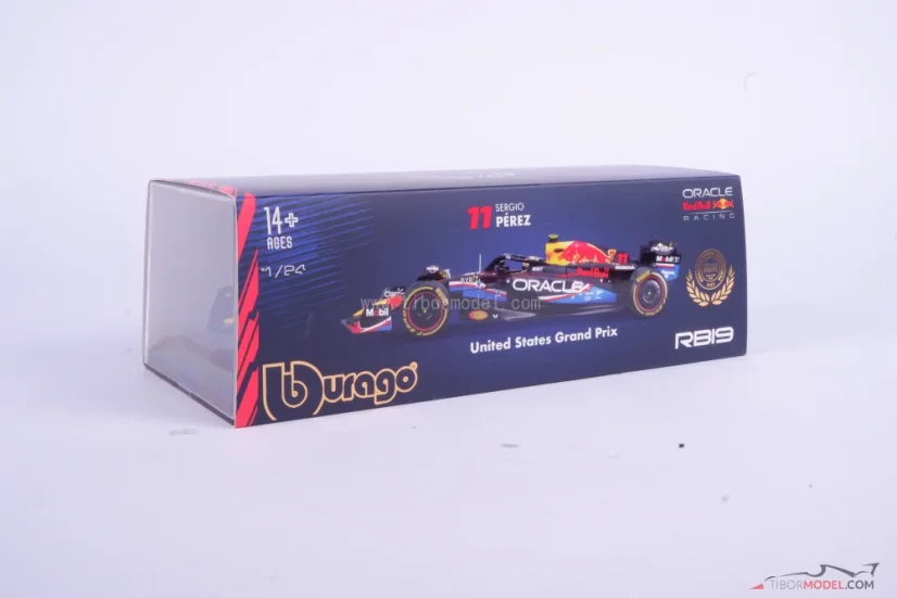 Red Bull RB19 - Sergio Perez (2023), Austin, 1:24 Bburago