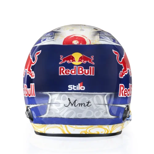 Takamoto Katsuta 2025 Toyota WRC mini helmet, 1:2 Stilo