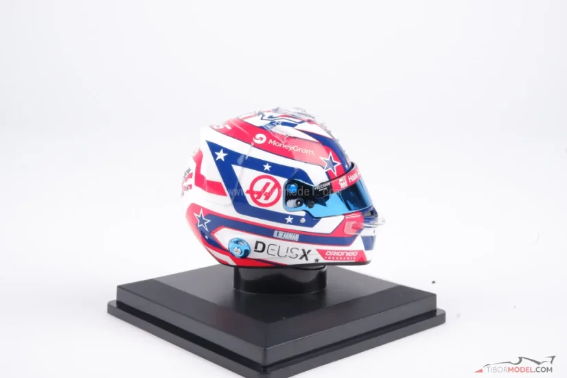 Oliver Bearman 2025 VC USA mini prilba, Haas F1 Team, 1:5 Spark