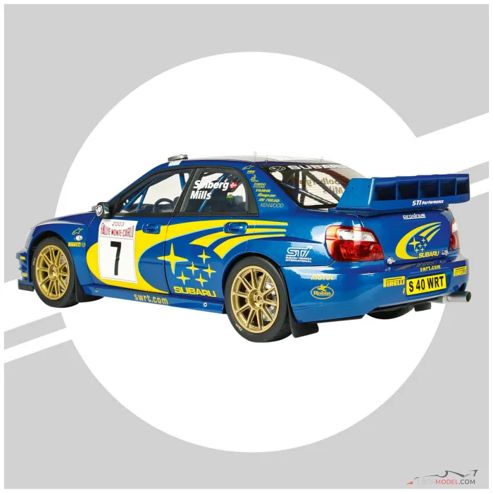 Subaru Impreza WRC Rally stavebnica, 1:8 Ixo