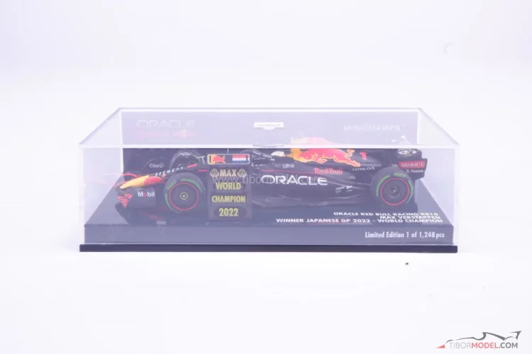 Red Bull RB18 - Max Verstappen (2022), Winner Japanese GP, 1:43 Minichamps