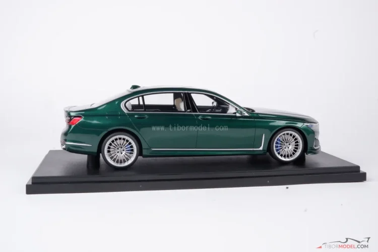 Model car BMW Alpina B7 green, 1:18 GT Spirit | Tibormodel.com