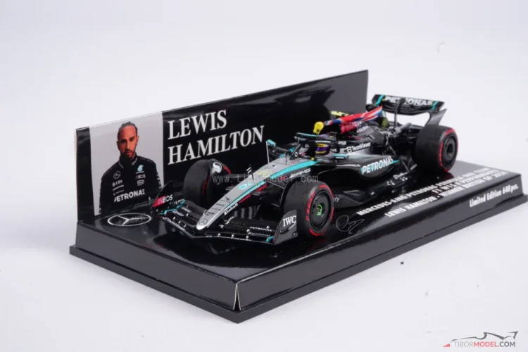 Model car Mercedes W15 Hamilton Winner Silverstone| Tibormodel.com