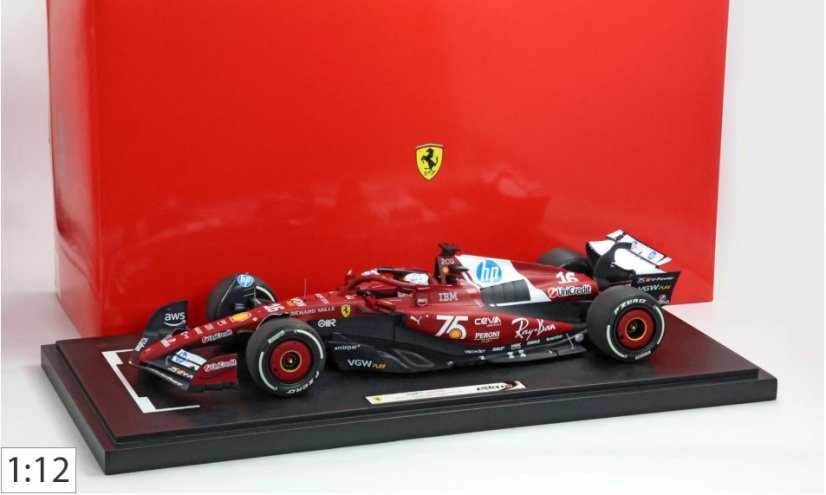 Ferrari SF-25 - Charles Leclerc (2025), VC Monaka, 1:12 BBR Ferrari SF-25 - Charles Leclerc (2025), VC Monaka, 1:12 BBR