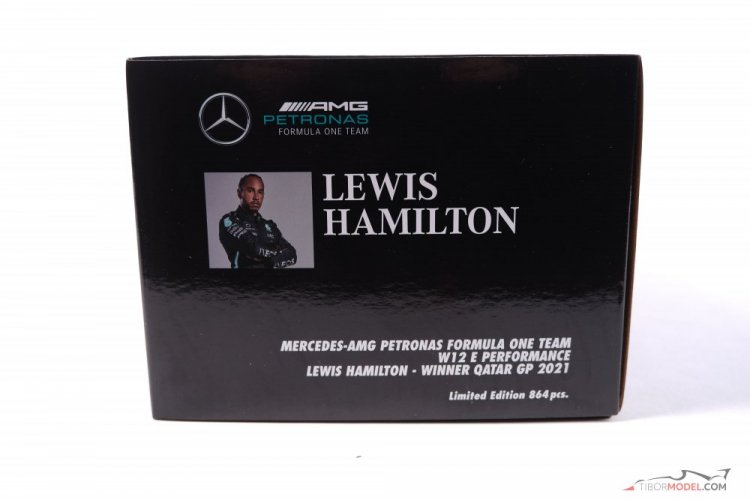 Mercedes W12 - L. Hamilton (2021), 1. hely Katar, 1:18 Minichamps