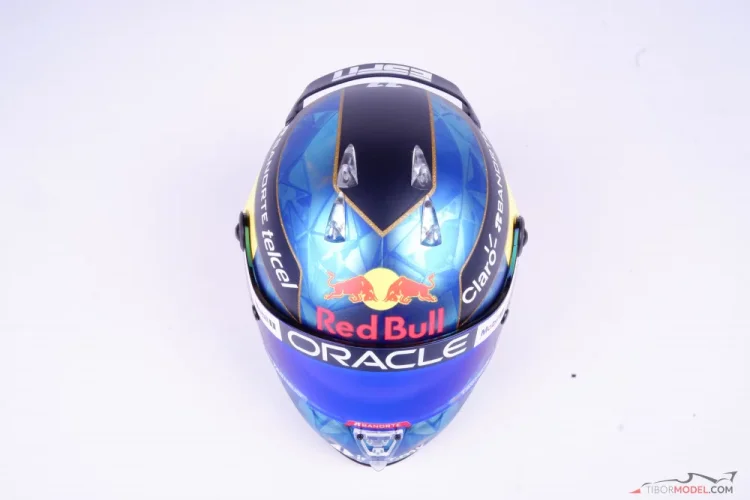 Helmet Perez, Red Bull 2023 Monaco, 1:2 Schuberth | Tibormodel.com
