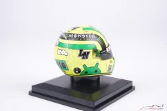 Lando Norris 2025 US GP mini helmet, McLaren F1 Team helmet, 1:5 Spark