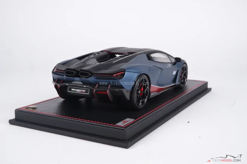 Lamborghini Revuelto NA63 (2026) kék, 1:18 MR Collection