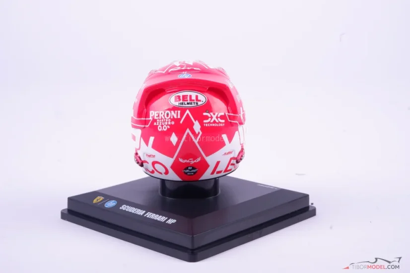 Charles Leclerc 2024 Monaco GP mini helmet, Ferrari, 1:5 Looksmart