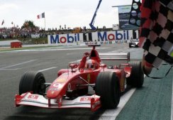 Ferrari F2002 - Michael Schumacher (2002), French GP, 1:18 BBR