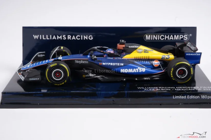 Williams FW46 - Alex Albon (2024), VC Mexika, 1:43 Minichamps