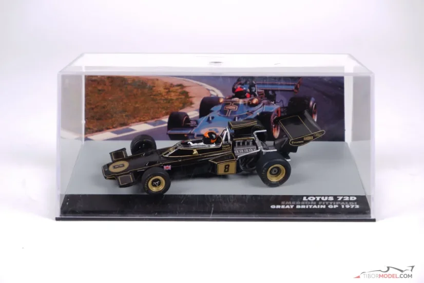 Lotus 72D - Emerson Fittipaldi (1972), VC Velké Británie, 1:43 Altaya