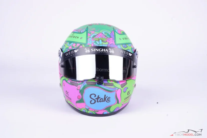 Valtteri Bottas 2024 Austin, Kick Sauber mini prilba, 1:2 Stilo