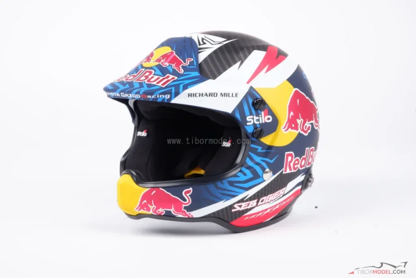 Sebastien Ogier 2025 Toyota WRC mini prilba, 1:2 Stilo