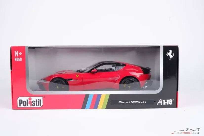 Ferrari 12Cilindri (2024) červené rosso corsa, 1:18 Polistil