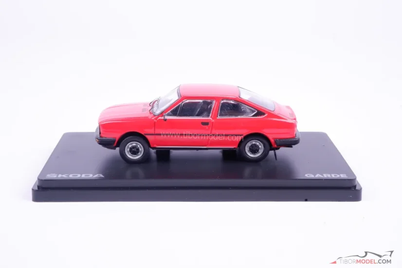 Škoda Garde (1982) červená šípková, 1:43 Abrex