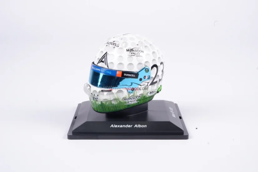 Alexander Albon 2023, Miami GP Williams helmet, 1:5 Spark
