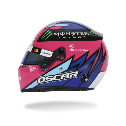 Oscar Piastri 2025 VC Las Vegas mini prilba, McLaren, 1:2 Bell