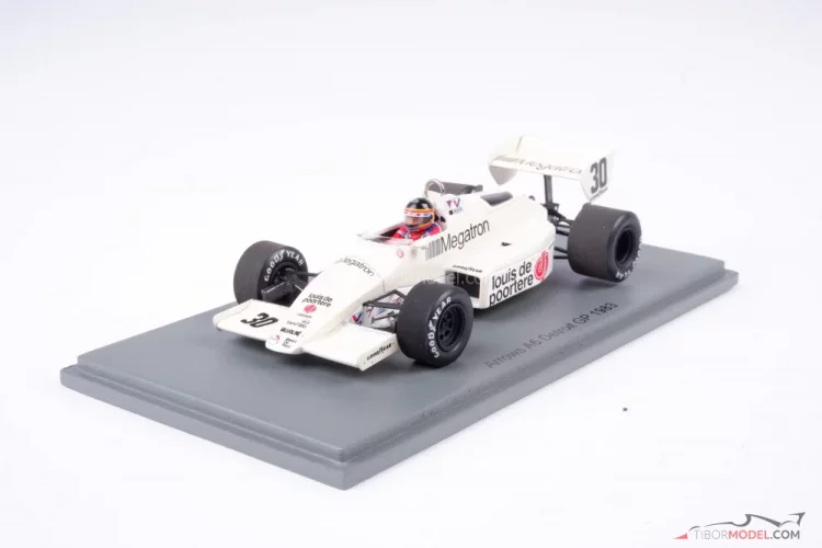 Arrows A6 - Thierry Boutsen (1983), Detroit GP, 1:43 Spark
