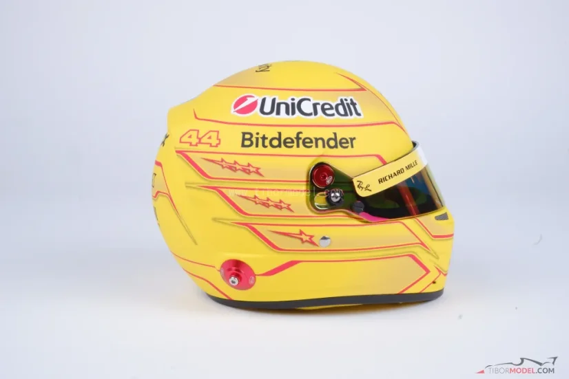 Lewis Hamilton 2026 Ferrari mini helmet, 1:2 Bell