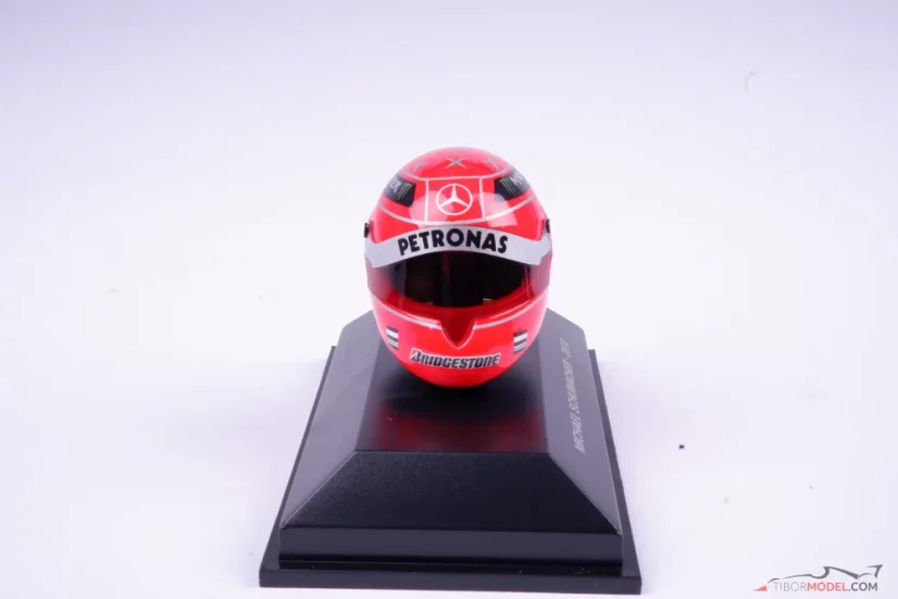 Michael Schumacher 2010 Mercedes prilba, 1:8 Schuberth