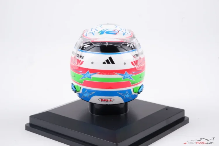 Kimi Antonelli 2025 mini přilba, Mercedes, 1:5 Spark