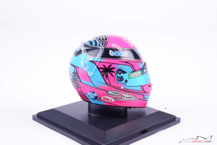 Esteban Ocon 2023, VC Miami, Alpine přilba, 1:5 Spark