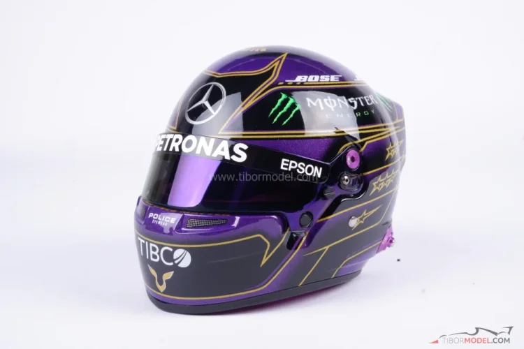 Lewis Hamilton 2020 Mercedes prilba, VC Abu Dhabi, 1:2 Bell