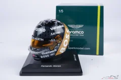 Fernando Alonso 2024 VC Veľkej Británie, Aston Martin prilba, 1:5 Spark